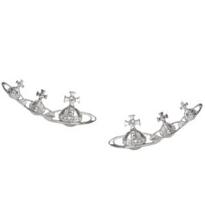 Vivienne Westwood Silver Orb Earrings